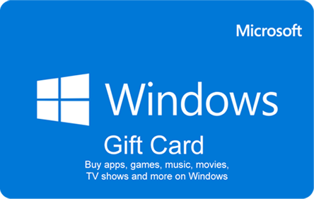 مشاهده محصولات کارت هدیه ویندوز